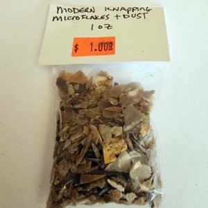 Micro Knapping Chert Flakes and Dust, 1 ounce - Image 2