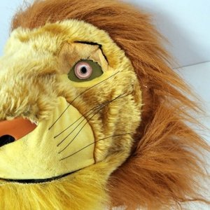 Used Full Face Lion's Head with Mane Mask and moving mouth - Image 3