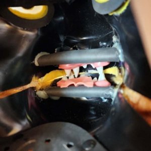 Used Full Face Lion's Head with Mane Mask and moving mouth - Image 8
