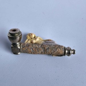 Clay/Resin sculpted Mermaid Pipe - Used - Image 6