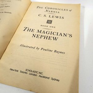 Used Paperback copy of The Magician's Nephew by C.S. Lewis - Image 6