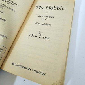 Used Paperback copy of J.R.R. Tolkien The Hobbit - Image 8
