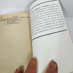 Used Paperback copy of J.R.R. Tolkien The Hobbit - Image 10