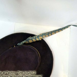 Pirates of the Carribean Angelica Pirate Hat with Feather - Image 6