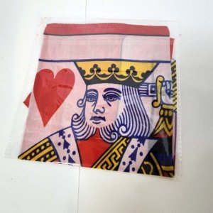 Silk 18 inch King of Hearts Card from Magic by Gosh - Trick - Image 5