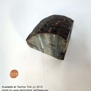 Banded striped Agate Cut Agate Bookend 4.5 x 3 x 2 - Image 2