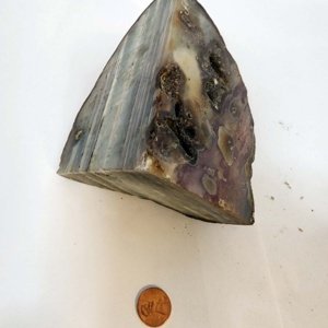 Banded striped Agate Cut Agate Bookend 4.5 x 3 x 2 - Image 8