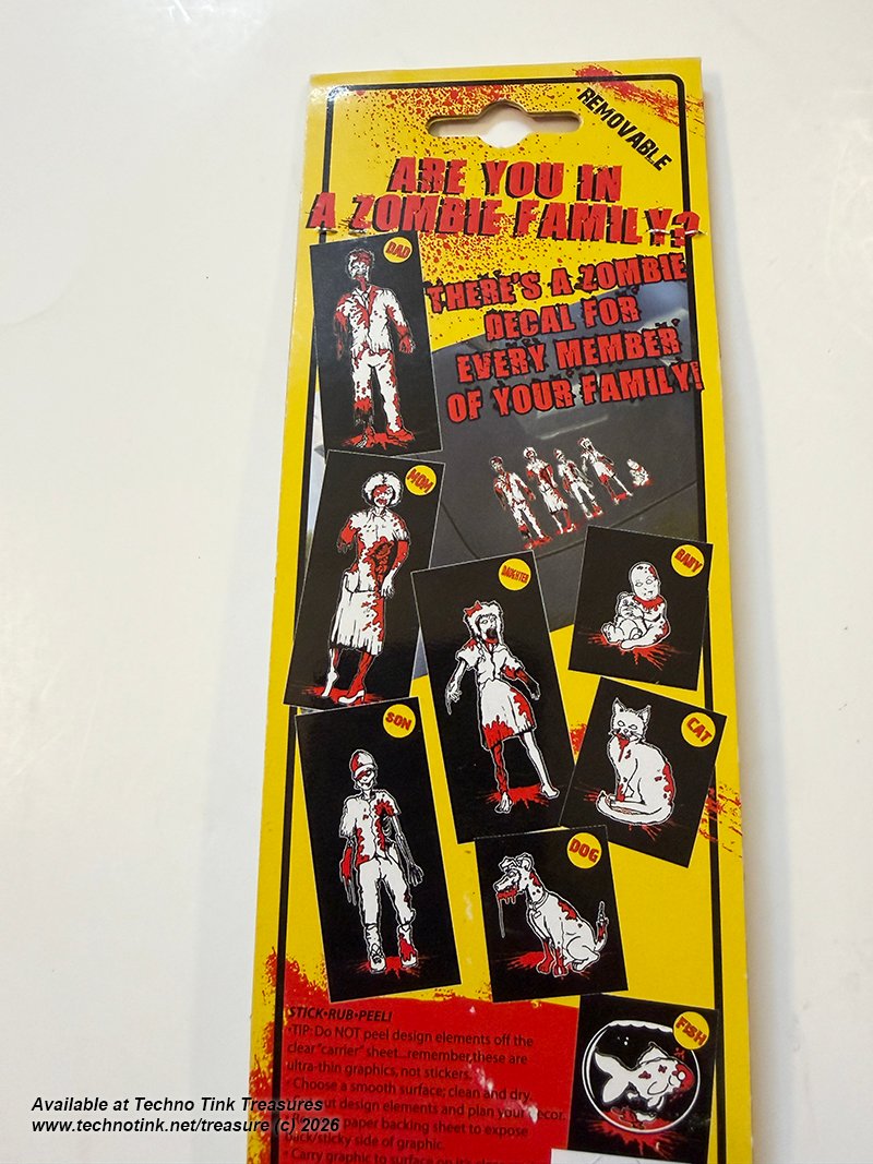 Zombie Family Decals - Mom - Image 6
