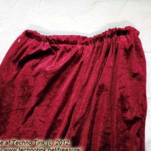 Extra Large Woman's Santa Suit (Jacket and Pants, no belt) - Image 4