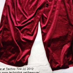 Extra Large Woman's Santa Suit (Jacket and Pants, no belt) - Image 6