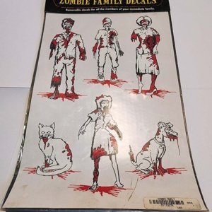 Zombie Family Decals - Family - Mom, dad, Son, daughter, Cat, Dog - Image 2