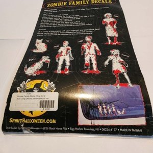 Zombie Family Decals - Family - Mom, dad, Son, daughter, Cat, Dog - Image 5