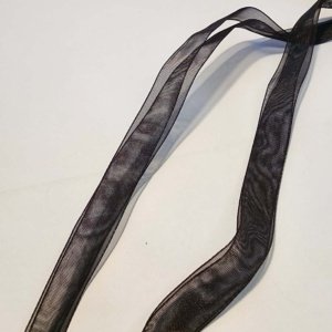 Bronze colored Leaf Pendant on Black Ribbon Choker - Image 10