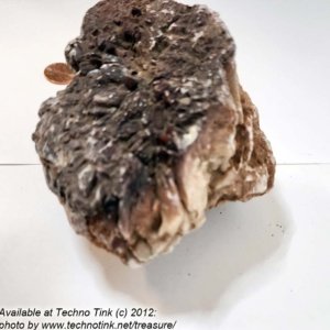 Small chunk of Gypsum with micro crystals growing on it 4" x 3" x 3" - Image 3