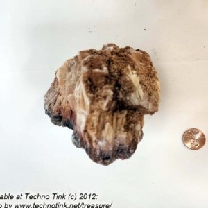 Small chunk of Gypsum with micro crystals growing on it 4" x 3" x 3" - Image 6