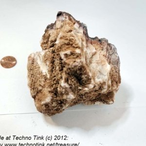 Small chunk of Gypsum with micro crystals growing on it 4" x 3" x 3" - Image 8