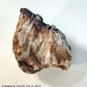 Small chunk of Gypsum with micro crystals growing on it 4" x 3" x 3" - Image 9