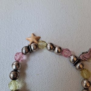 Sea Life beaded charm elastic bracelet - Image 5