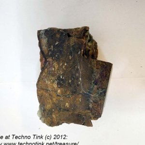 Large cut chunk of chert or agate, 3 faces smooth cut measures approx 5"x4"x2" - Image 2