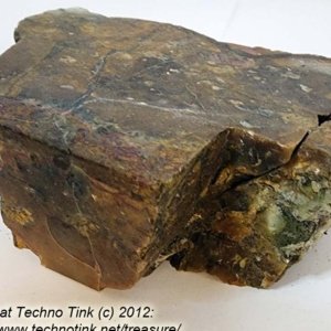 Large cut chunk of chert or agate, 3 faces smooth cut measures approx 5"x4"x2" - Image 4