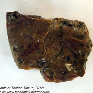 Large cut chunk of chert or agate, 3 faces smooth cut measures approx 5"x4"x2" - Image 7