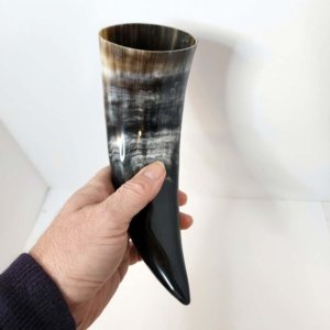 Pirate - Medieval - Viking Drinking Horn Steer 7-9 Inch  (HR100-S) - Image 5