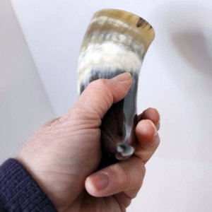 Pirate - Medieval - Viking Drinking Horn Steer 7-9 Inch  (HR100-S) - Image 16