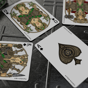 Valhalla Viking Emerald or Sapphire (Standard) Playing Cards - Image 2