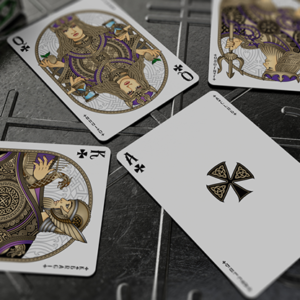 Valhalla Viking Emerald or Sapphire (Standard) Playing Cards - Image 3