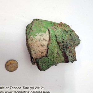 Medium Conichalcite Crystal Matrix 4.5x4x1 from Mexico - Image 2