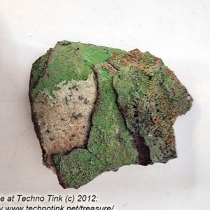 Medium Conichalcite Crystal Matrix 4.5x4x1 from Mexico - Image 3
