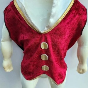Used Red velvet style Toddler's Polyester Pirate style Sleeveless shirt - Image 3