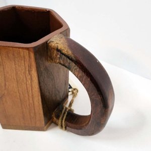 Tri Canis Nox Wooden Tankard - Oberon's Tavern Ashland Oregon - Image 5