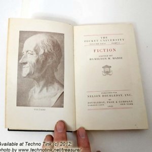 The Pocket University Volume XXII Part 1 Fiction edited by Hamilton W. Mabie 1925 Hardcover - Image 13