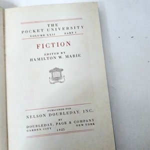 The Pocket University Volume XXII Part 1 Fiction edited by Hamilton W. Mabie 1925 Hardcover - Image 14