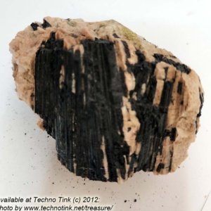 Black Tourmaline Crystals, Medium in feldspar and quartz base #0054 -- 4" x 3" x 3" - Image 9