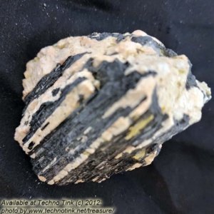 Black Tourmaline Crystals, Medium in feldspar and quartz base #0058 -- 3.5" x 3" x 3" - Image 12