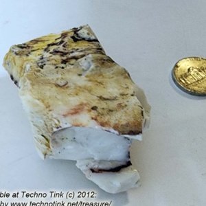 Small piece of White Opal chunk 2.5x1.5x1 - Image 7