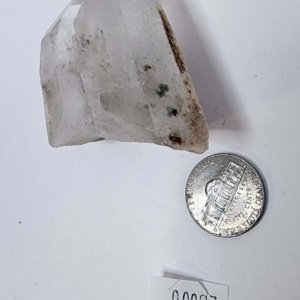 Quartz Crystal LG027 - Large Double Point Cluster  approx 2.5x1.5x1 - Image 2