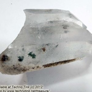 Quartz Crystal LG027 - Large Double Point Cluster  approx 2.5x1.5x1 - Image 6