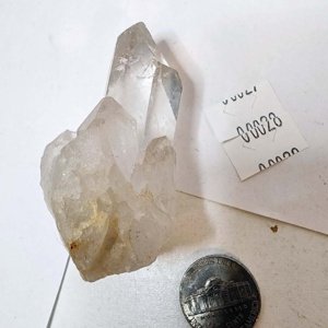 Quartz Crystal LG028 - Large  Triple Point Cluster 2.75x2x1 - Image 2