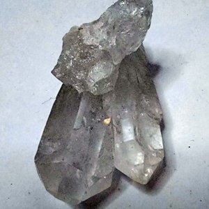 Quartz Crystal LG029 - Large Double Point Cluster  2.75x2x1.5 - Image 6