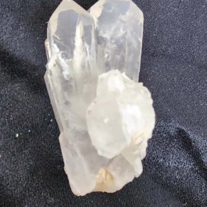 Quartz Crystal LG029 - Large Double Point Cluster  2.75x2x1.5 - Image 11
