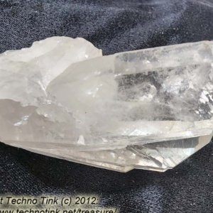 Quartz Crystal LG029 - Large Double Point Cluster  2.75x2x1.5 - Image 14
