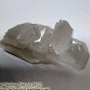 Quartz Crystal LG030 - Large Double Point Cluster  3x1.5x1 - Image 4