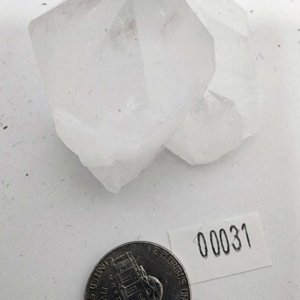 Quartz Crystal LG031 - Large Double Point Cluster 2x2x2 - Image 2
