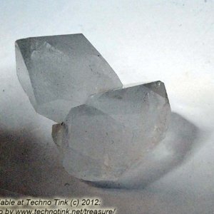 Quartz Crystal LG031 - Large Double Point Cluster 2x2x2 - Image 5