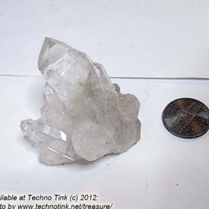Quartz Crystal LG032 - Small-Medium Multi Point Cluster  2.25x2x1 - Image 3