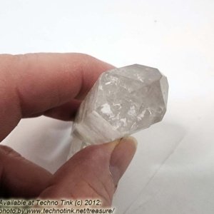 Quartz Crystal LG033 - Small-Medium Double Point Cluster 3x1.5x.75 - Image 8