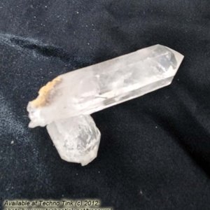 Quartz Crystal LG033 - Small-Medium Double Point Cluster 3x1.5x.75 - Image 9